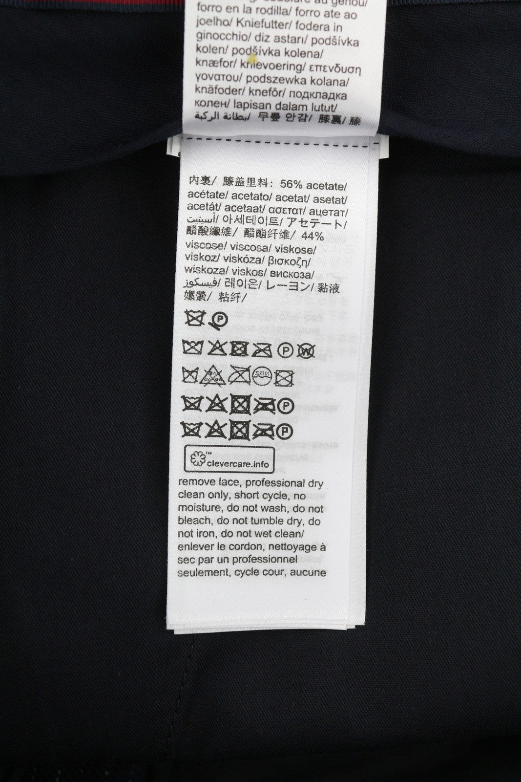 TOMMY HILFIGER Wave Pinstripe Men Trousers W35 Blue Wool Blend Pleated RRP€169