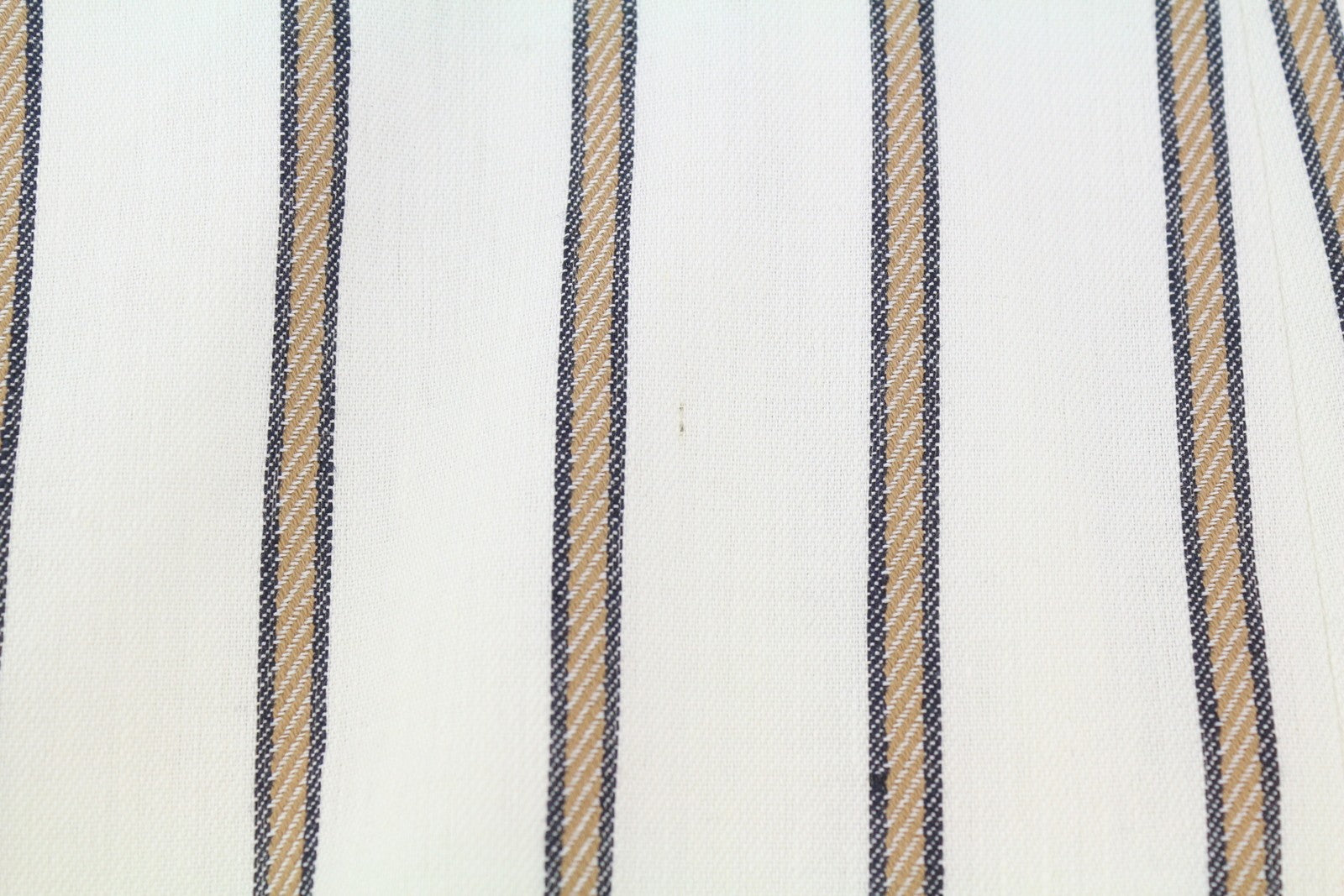 GANT Stripe Linen Straight Women Blazer EU42 Off-White Linen Blend Notch Lapel