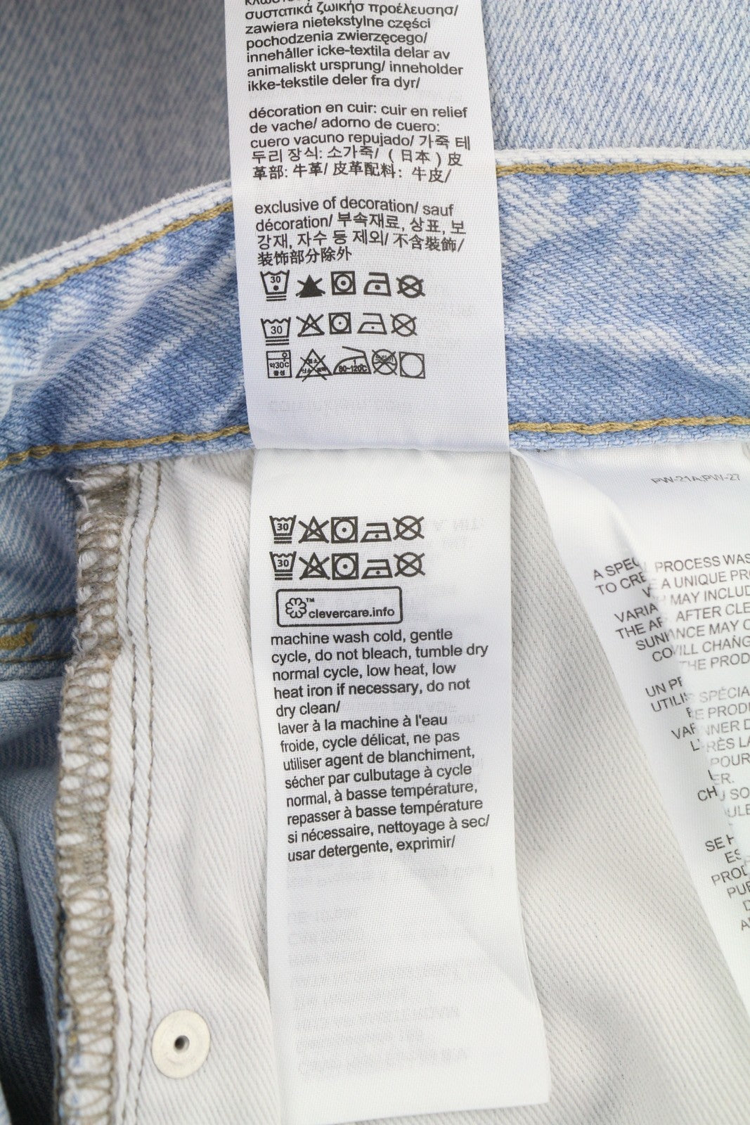 CALVIN KLEIN 90-ųjų tiesūs vyriški džinsai W32 šviesiai mėlyni skalbti išblukę užtrauktukai Fly Denim 