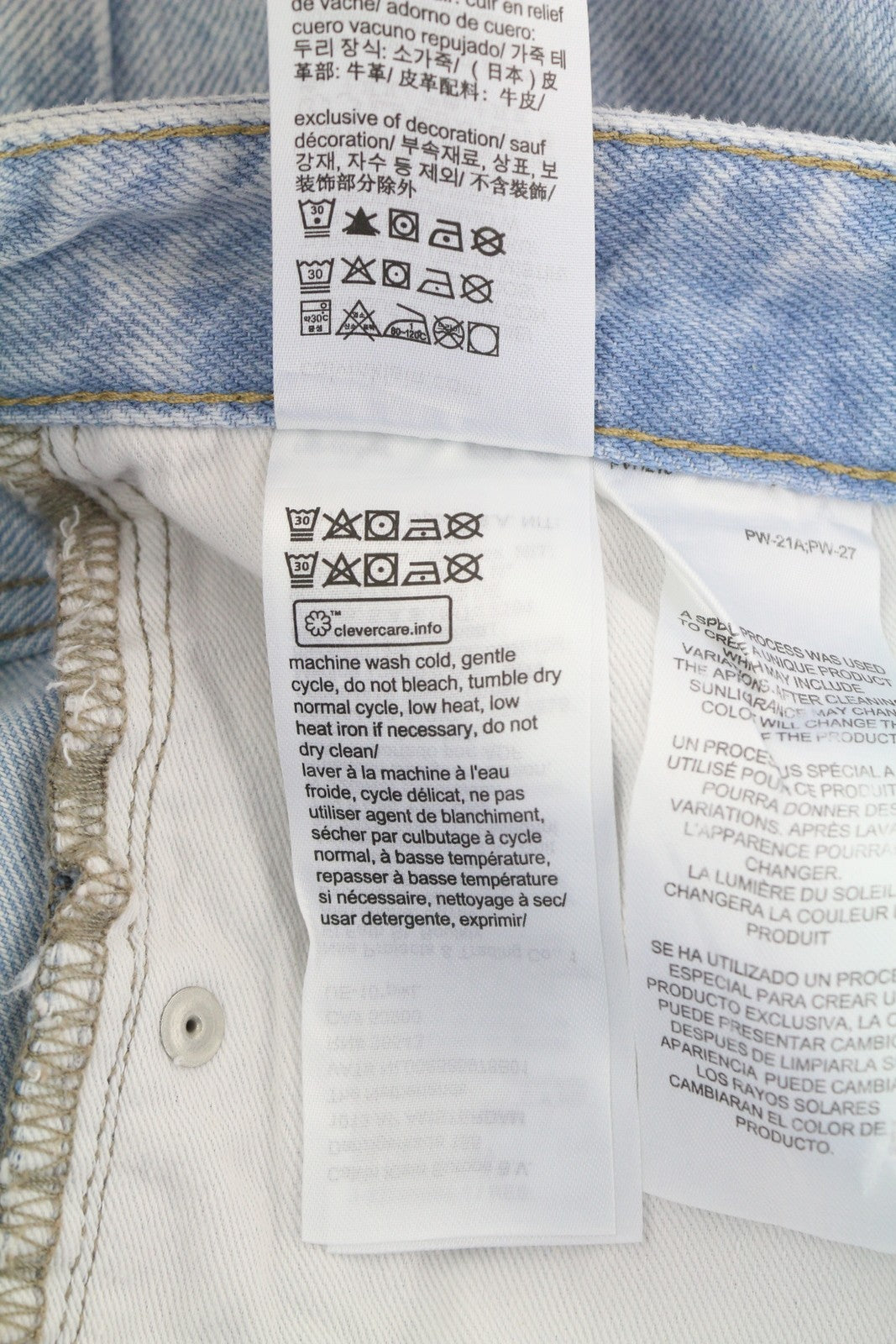 CALVIN KLEIN 90-ųjų tiesūs vyriški džinsai W29 šviesiai mėlyni skalbti išblukę užtrauktukai Fly Denim 