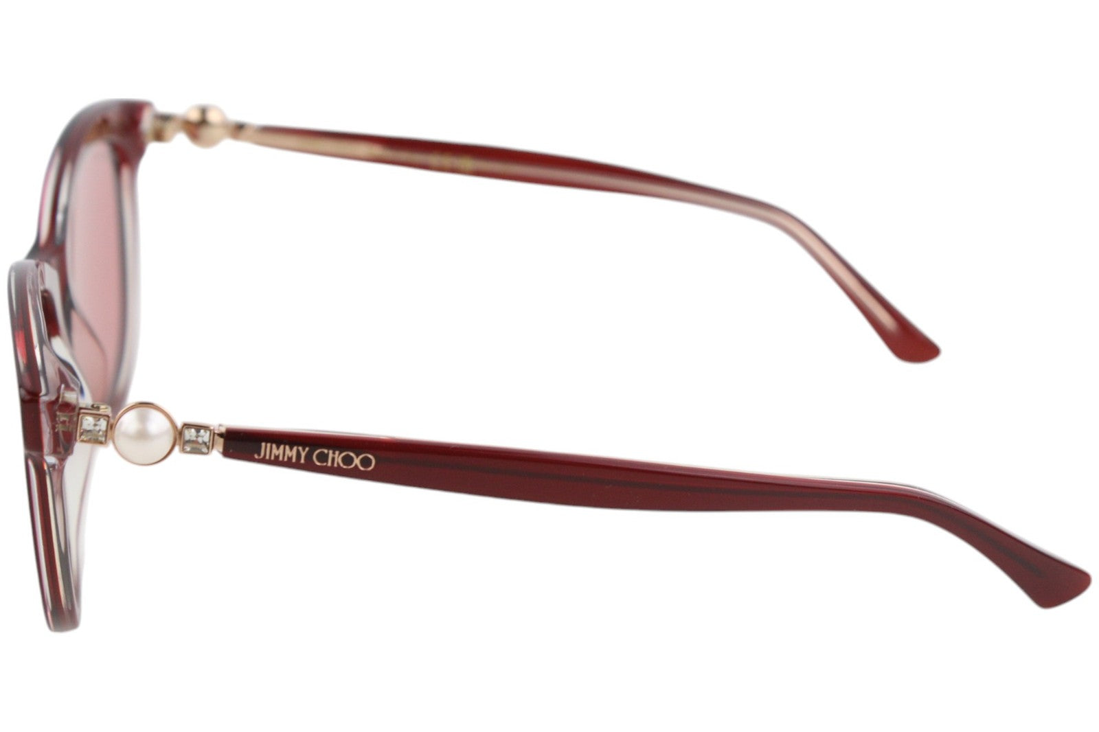 JIMMY CHOO Annabeth/S Women Sunglasses ONE SIZE Red Tinted Cateye Style RRP€349