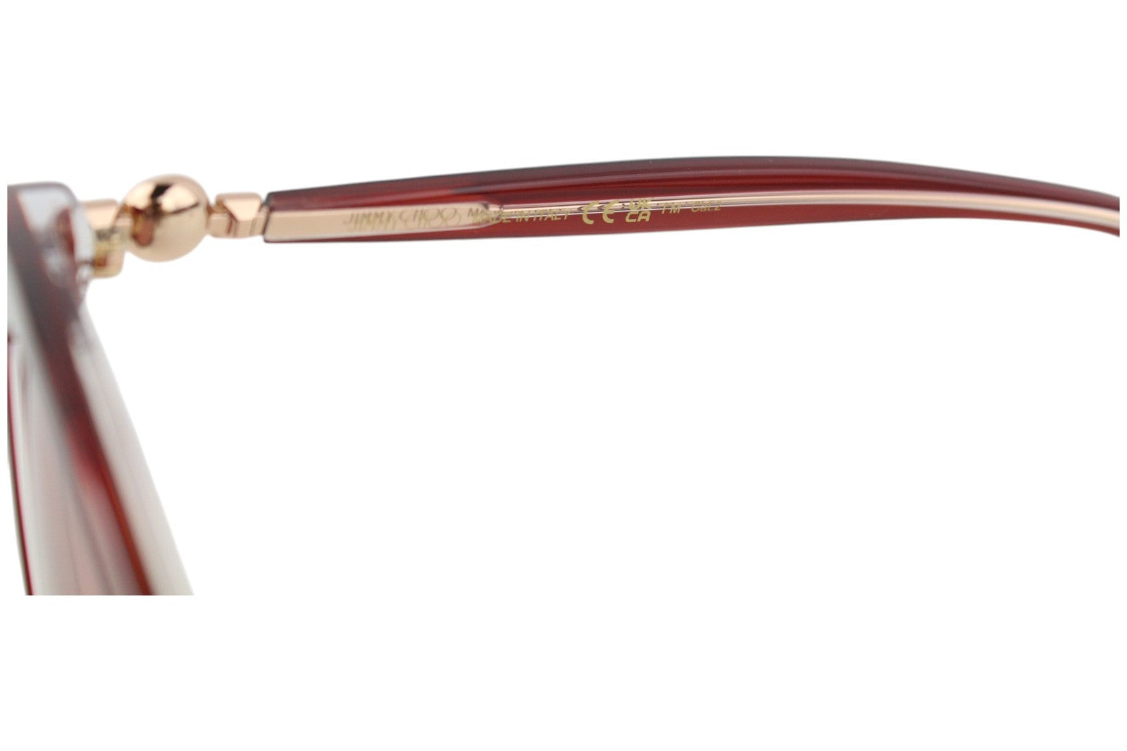 JIMMY CHOO Annabeth/S Women Sunglasses ONE SIZE Red Tinted Cateye Style RRP€349