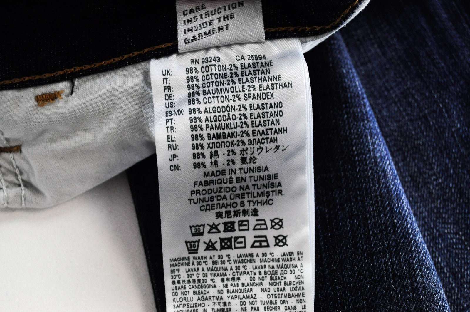 DIESEL D-Bazer 082AY Men Jeans W27/L32 Washed Out Button-Fly Tapered Blue Denim