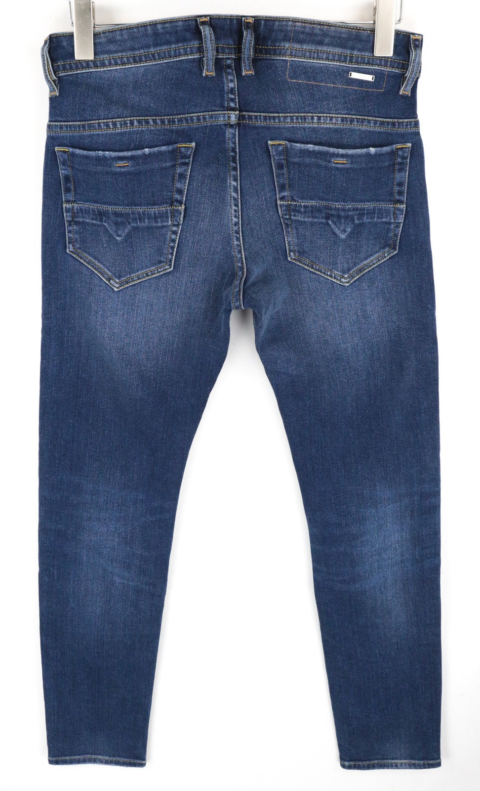 DIESEL Thommer 0870F Men Jeans W29/L32 Washed Out Slim Skinny Fit Blue Zip-Fly