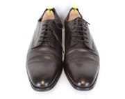 SUITSUPPLY Men Formal Shoes EU43 Dark Brown Laced Low-Top Genuine Leather UK9