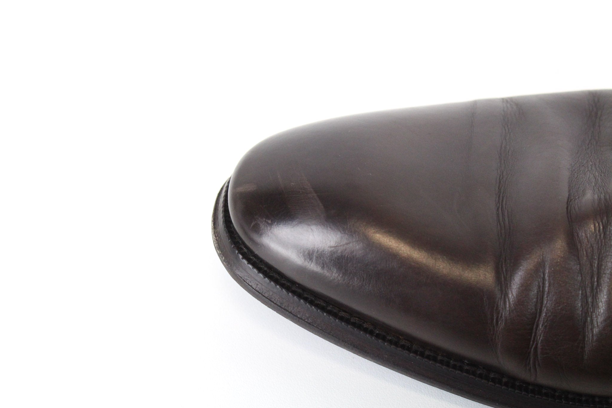 SUITSUPPLY Men Formal Shoes EU43 Dark Brown Laced Low-Top Genuine Leather UK9