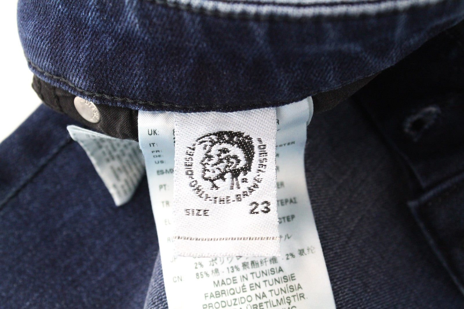 DIESEL Babhila 083AE Women Jeans W23/L32 Dark Blue Slim Skinny Stretch Girls