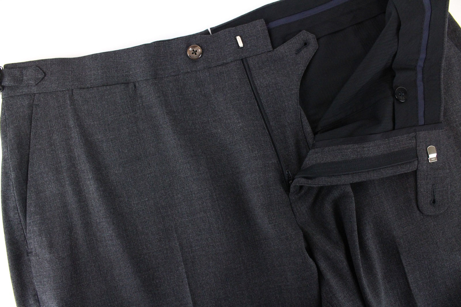 SUITSUPPLY La Spalla Men Suit UK44S Unlined Single-Breasted Grey Wool 2 Piece