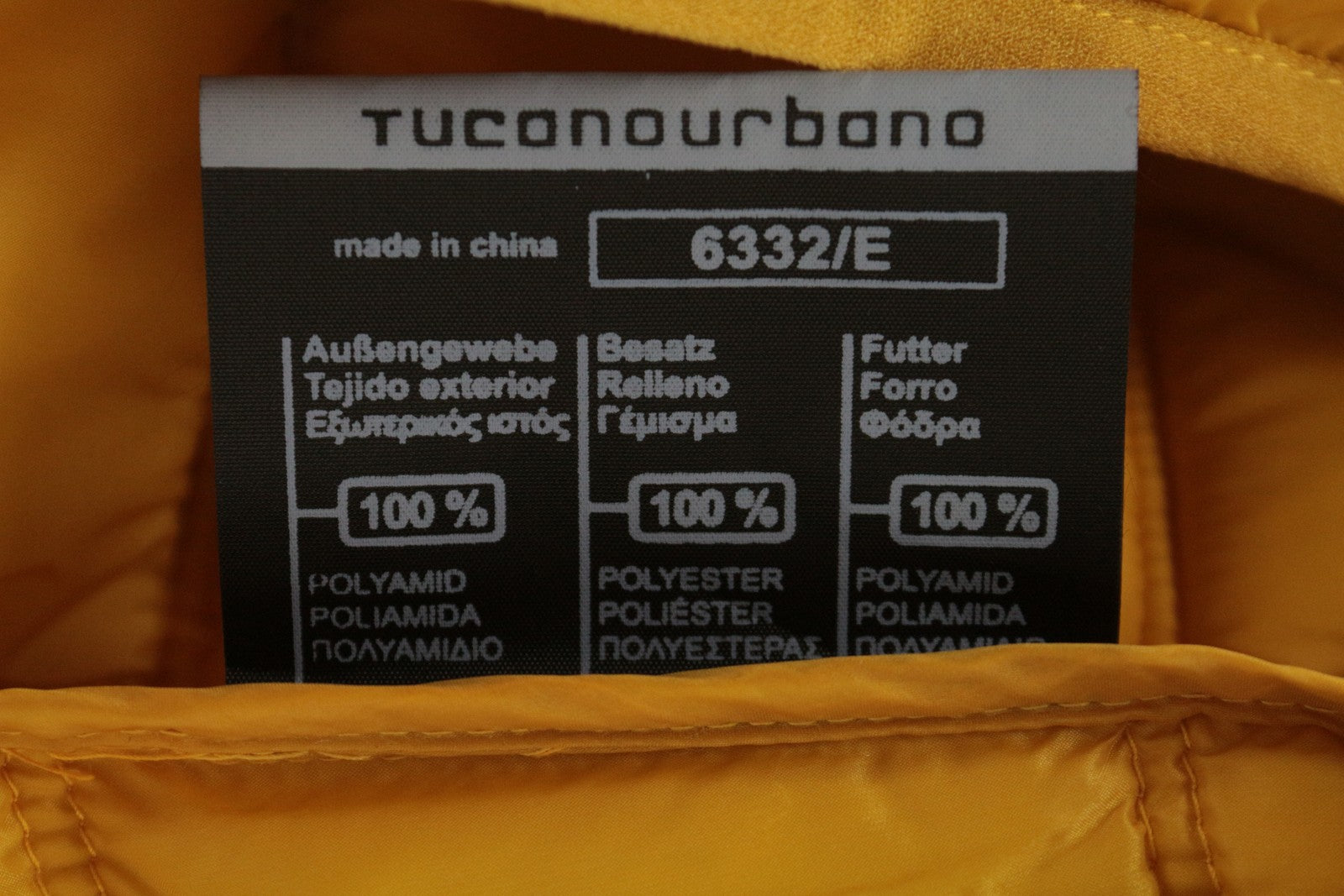 TUCANO URBANO Hot Dan Women Vest EU42 Yellow Padded Quilted Moto Waterproof