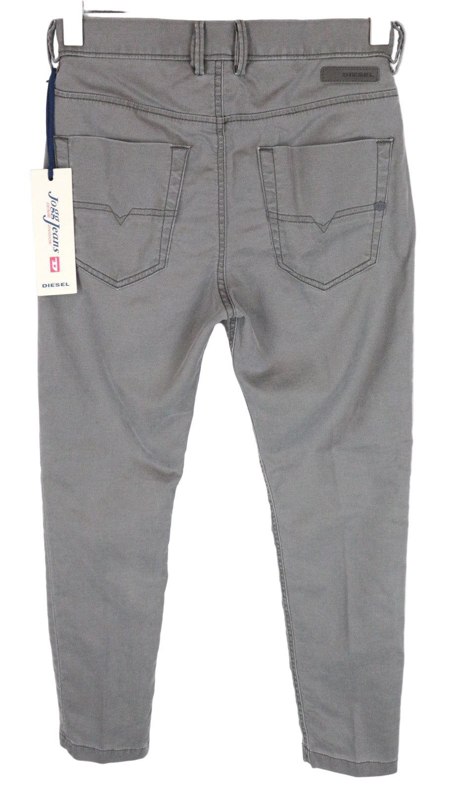 DIESEL Chino-M-NE 0685E Men Jeans W26 Sweat Jogg Slim Fit Grey Stretch Boys