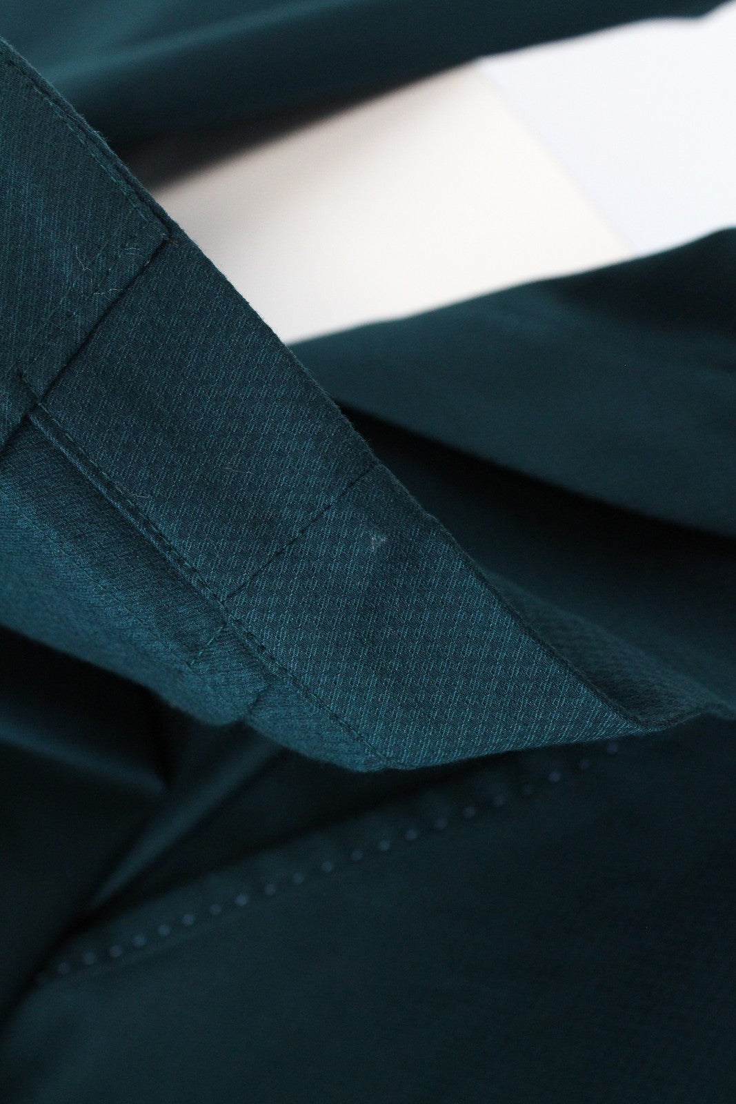 HARMONT & BLAINE Men Blazer 48 Green Cotton Stretch Unlined Single-Breasted