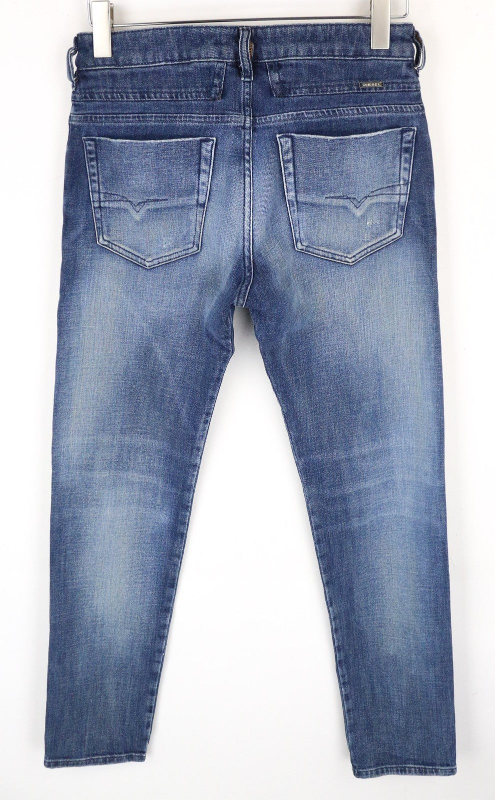 DIESEL D-Bazer 0870H Men Jeans W27/L32 Boys Tapered Washed Blue Cotton Stretch