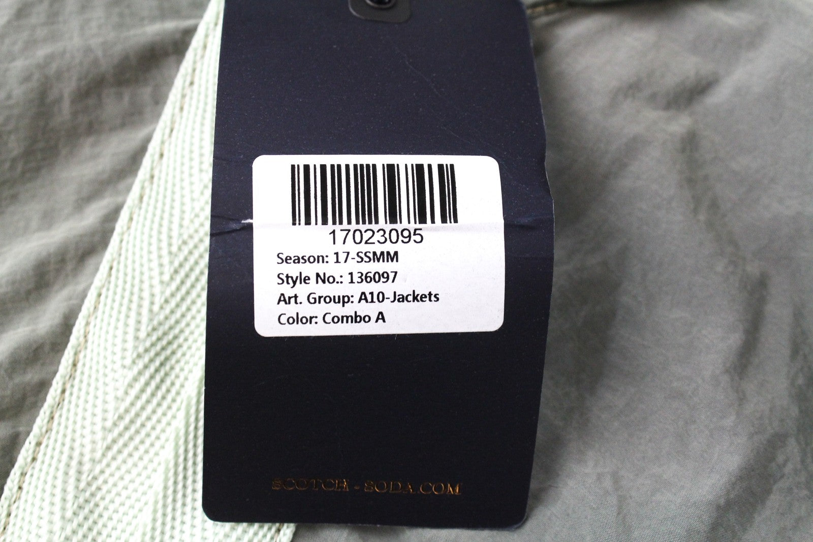 SCOTCH & SODA Ams Couture Men Jacket ~L Grey Lightweight Long Sleeved Hooded