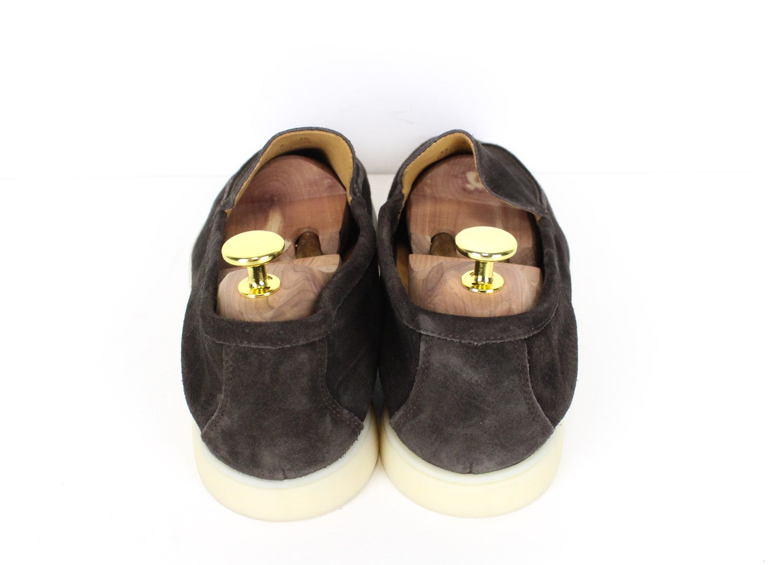 SUITSUPPLY Men Casual Shoes EU43/UK9 Dark Brown Suede Leather Loafers Smart