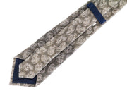 SUITSUPPLY Men Tie 150 x 8 cm Brown Pure Linen Patterned Pointed-End Classic