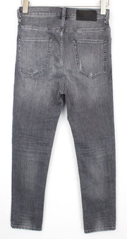 DIESEL D-Eetar 0890F Men Jeans W26/L30 Boys Tapered Grey Cotton Stretch Ripped