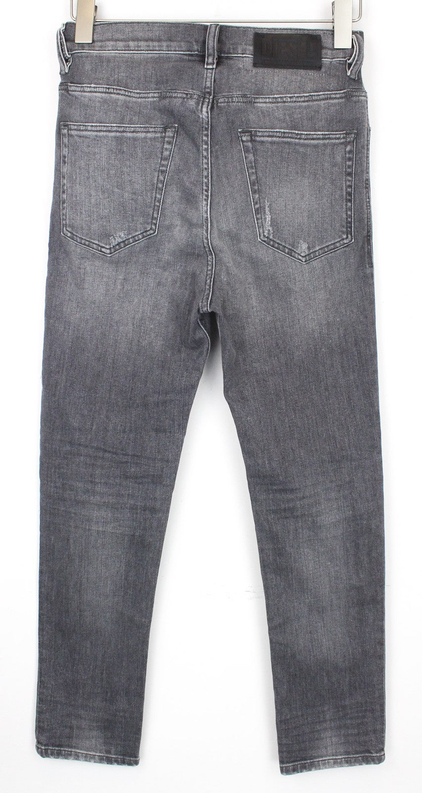 DIESEL D-Eetar 0890F Men Jeans W26/L30 Boys Tapered Grey Cotton Stretch Ripped