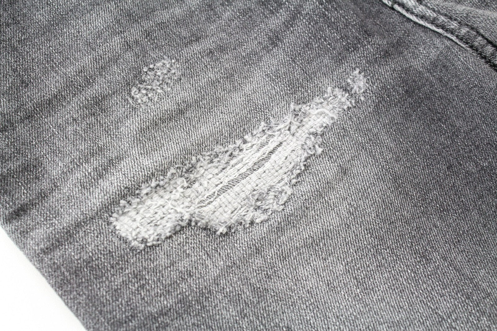 DIESEL D-Eetar 0890F Men Jeans W26/L30 Boys Tapered Grey Cotton Stretch Ripped