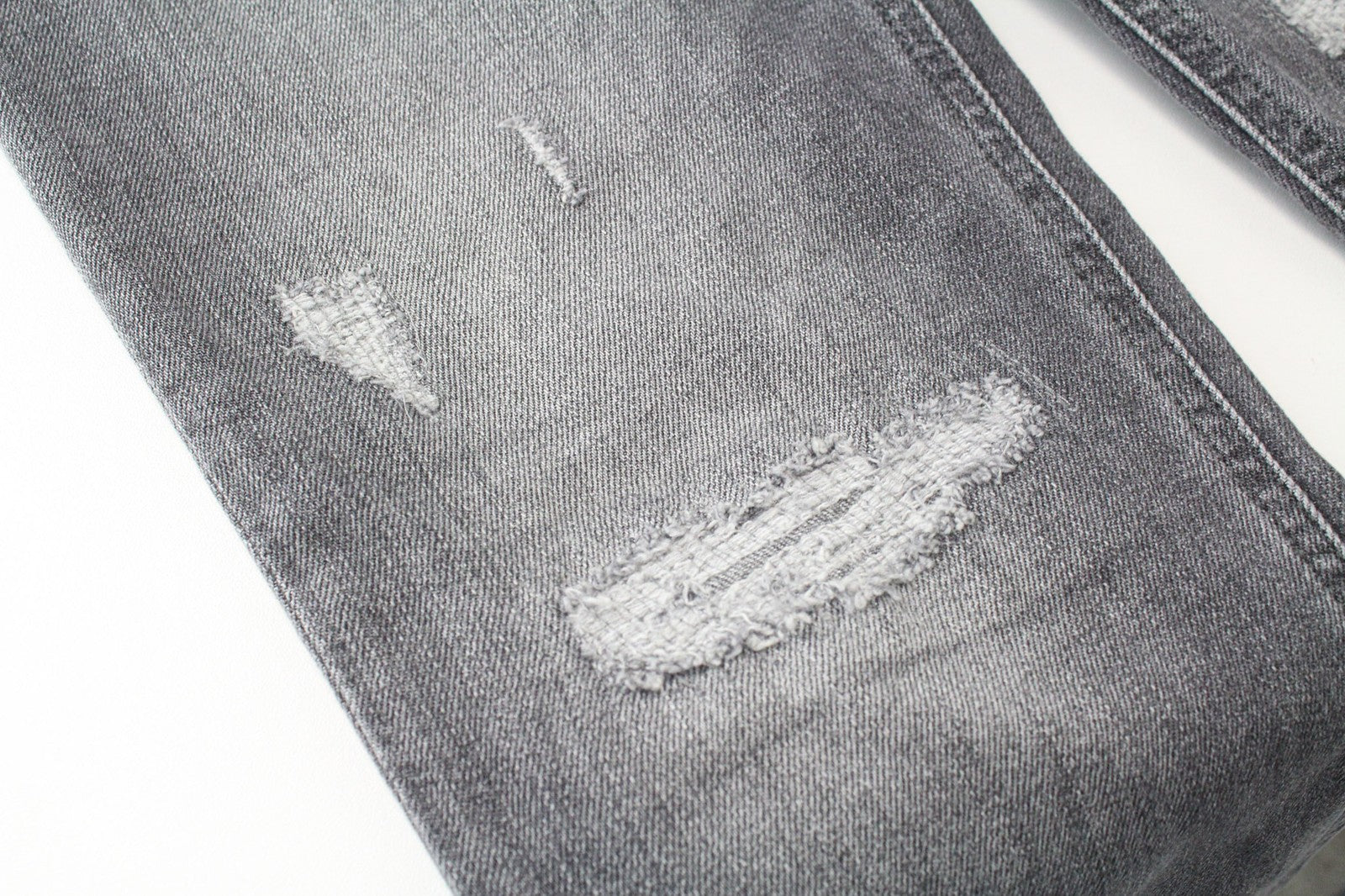 DIESEL D-Eetar 0890F Men Jeans W26/L30 Boys Tapered Grey Cotton Stretch Ripped