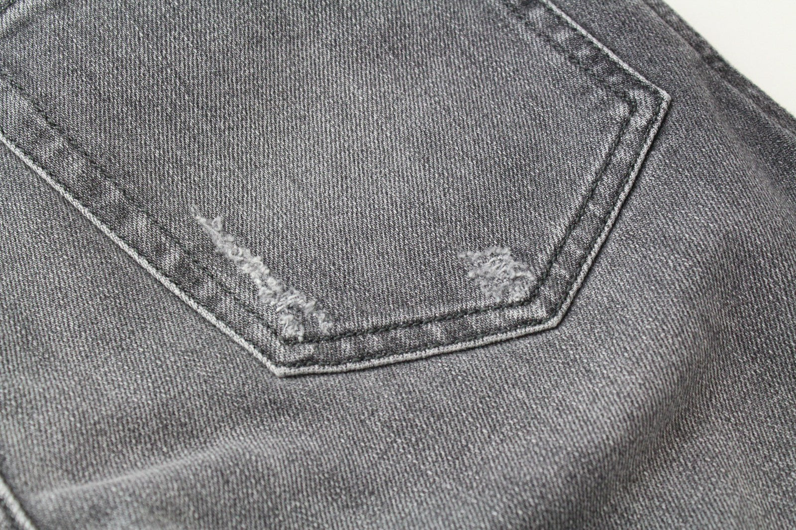 DIESEL D-Eetar 0890F Men Jeans W26/L30 Boys Tapered Grey Cotton Stretch Ripped