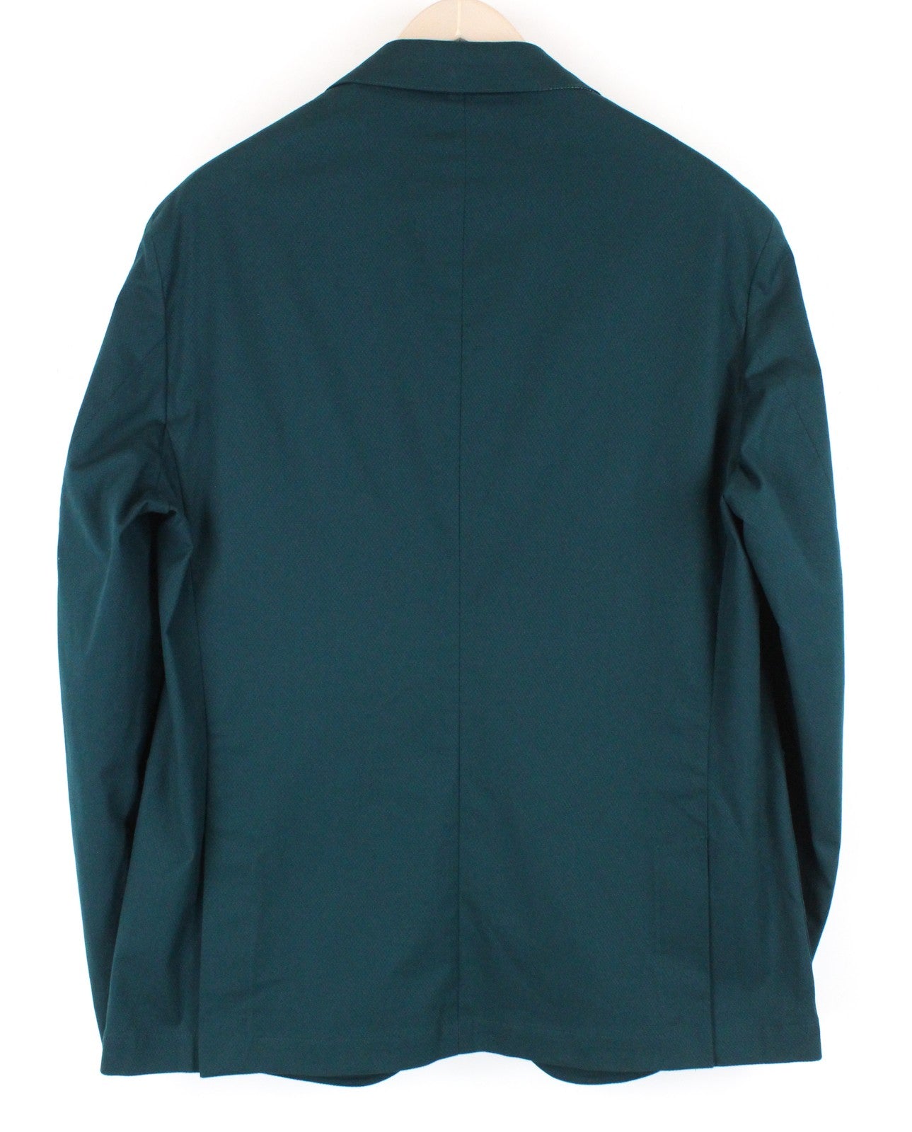 HARMONT & BLAINE Men Blazer 56 Green Cotton Stretch Unlined Classic Notch Lapel