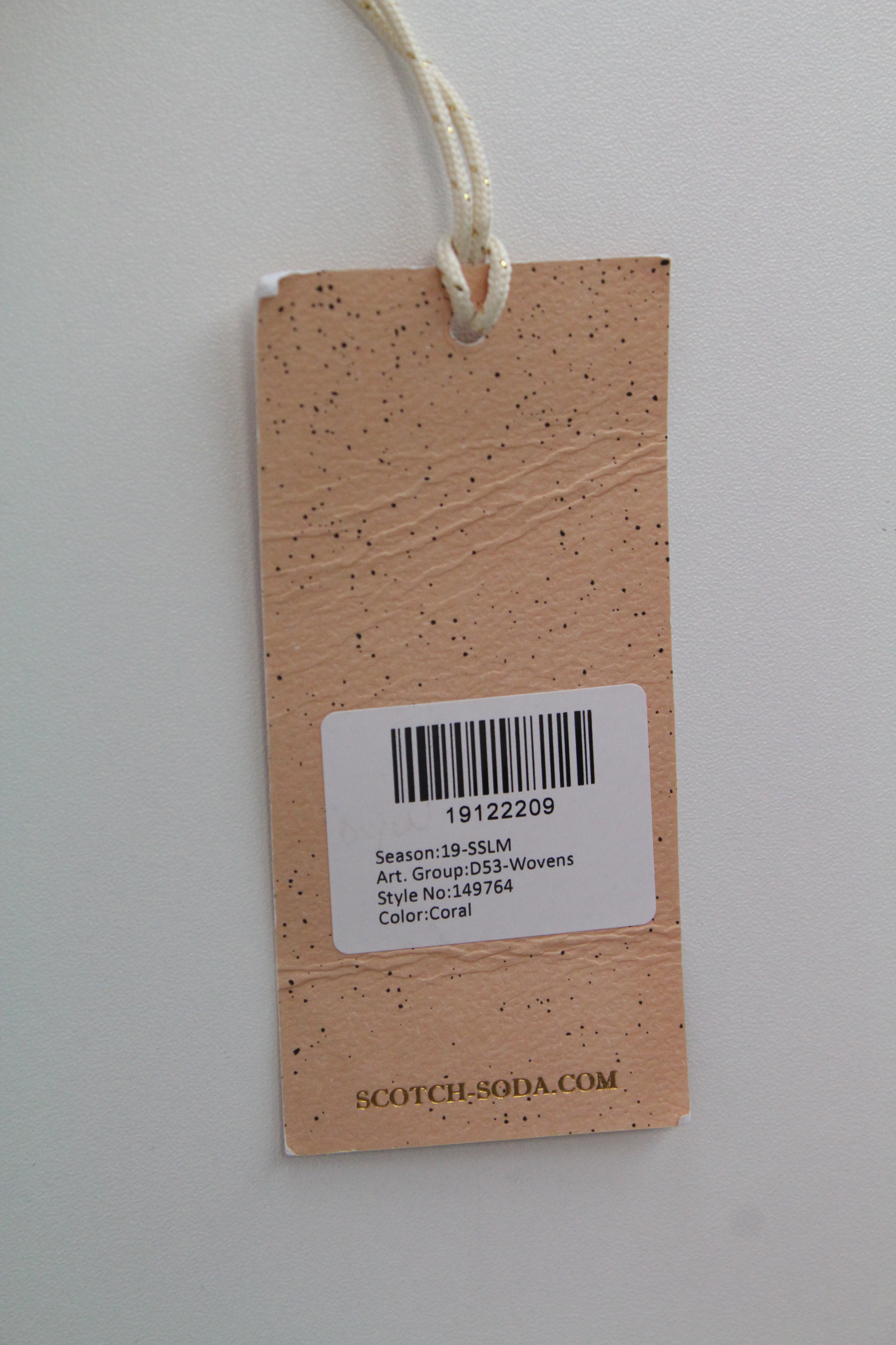 MAISON SCOTCH Women Blouse ~M Bright Orange Long Sleeved Wrappd V-Neck