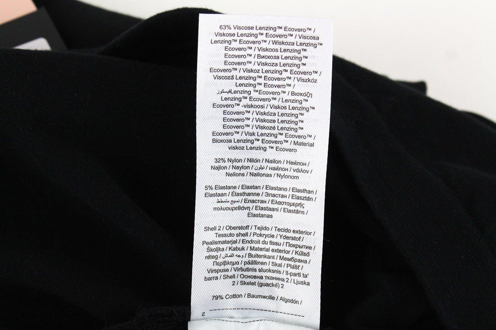 ONLY Maternity Women Trousers M Black Drawstring Formal-Style Plain Stretch