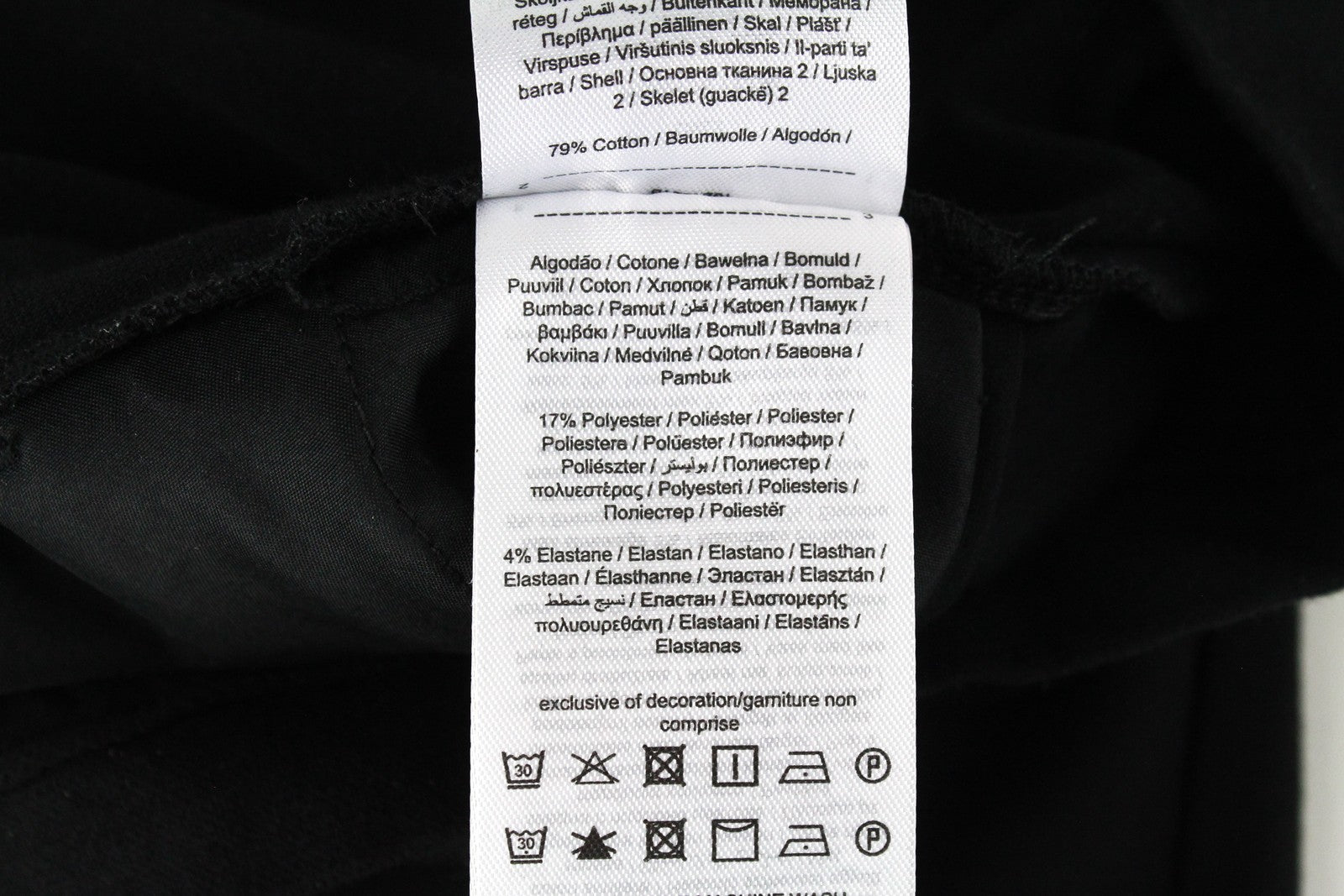 ONLY Maternity Women Trousers M Black Drawstring Formal-Style Plain Stretch