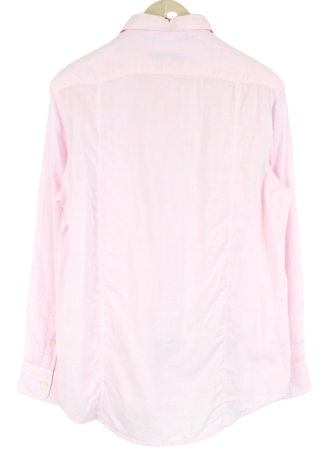 HARMONT & BLAINE Men Shirt L Pink Pure Cotton Pocketed Long Sleeved Button-Up