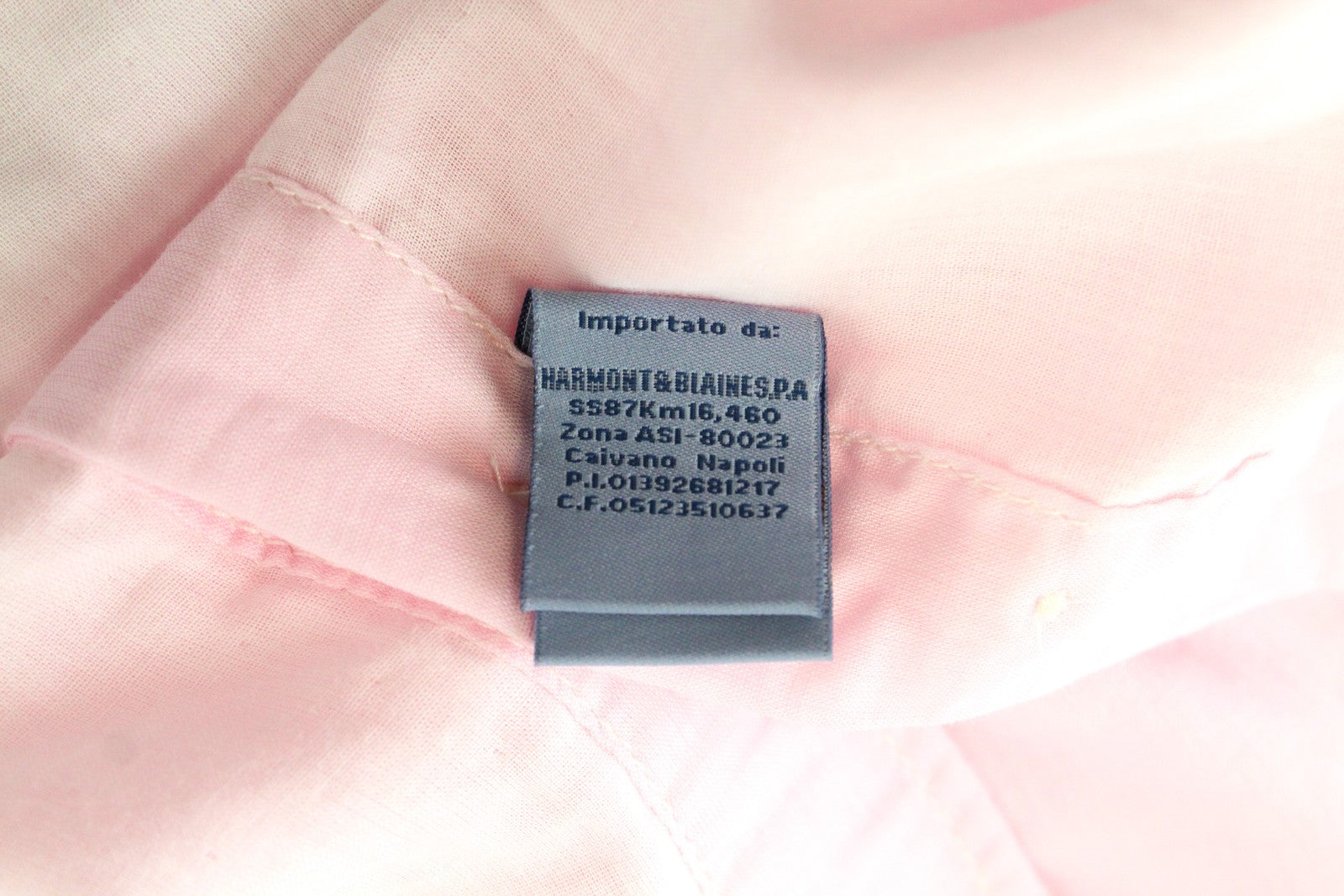 HARMONT & BLAINE Men Shirt L Pink Pure Cotton Pocketed Long Sleeved Button-Up