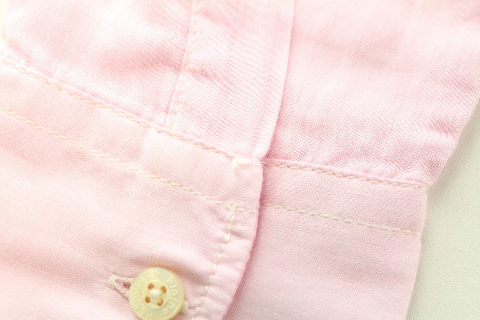 HARMONT & BLAINE Men Shirt L Pink Pure Cotton Pocketed Long Sleeved Button-Up