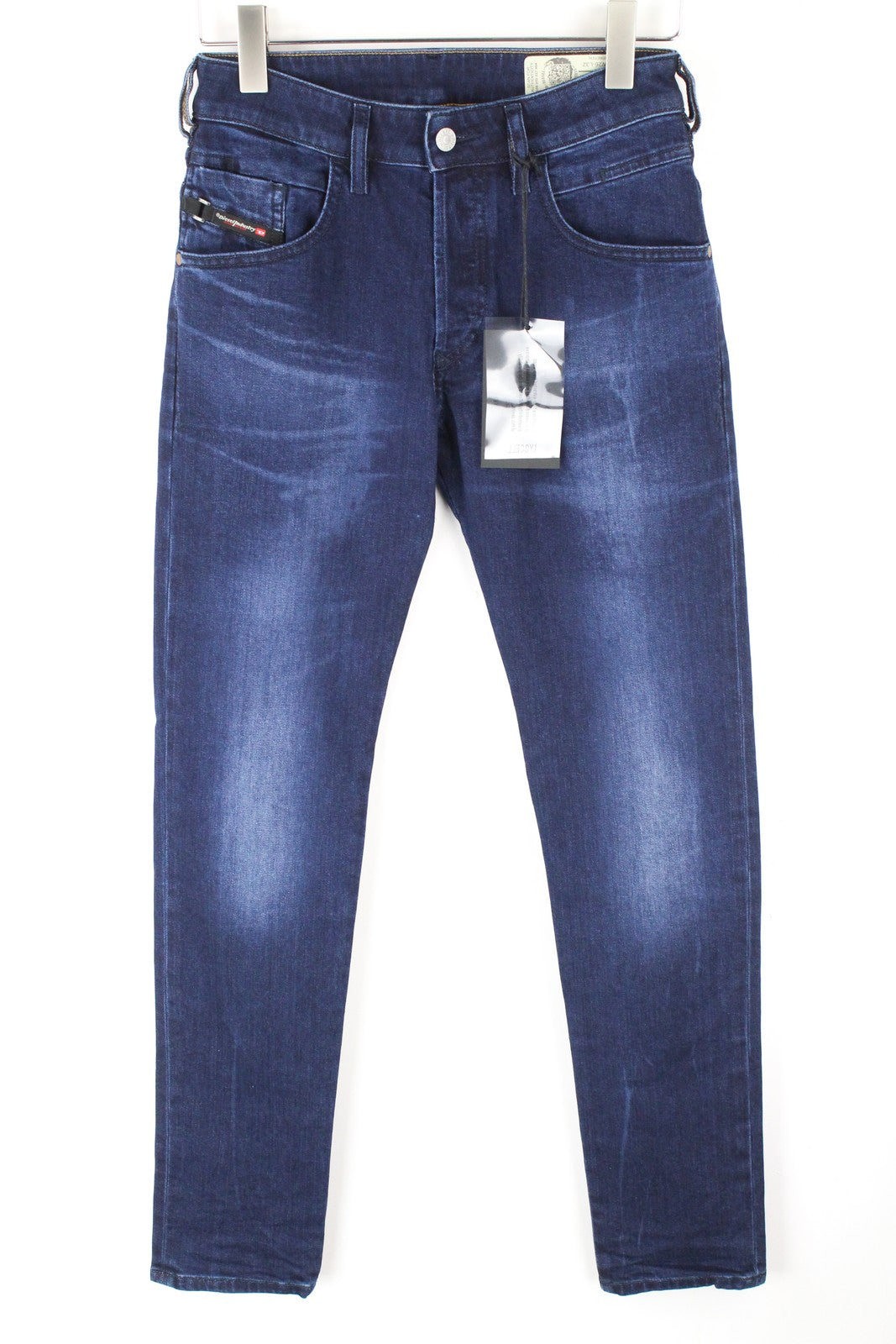 DIESEL D-Bazer 083AT Men Jeans W26/L32 Tapered Fit Wash Cotton Stretch Blue