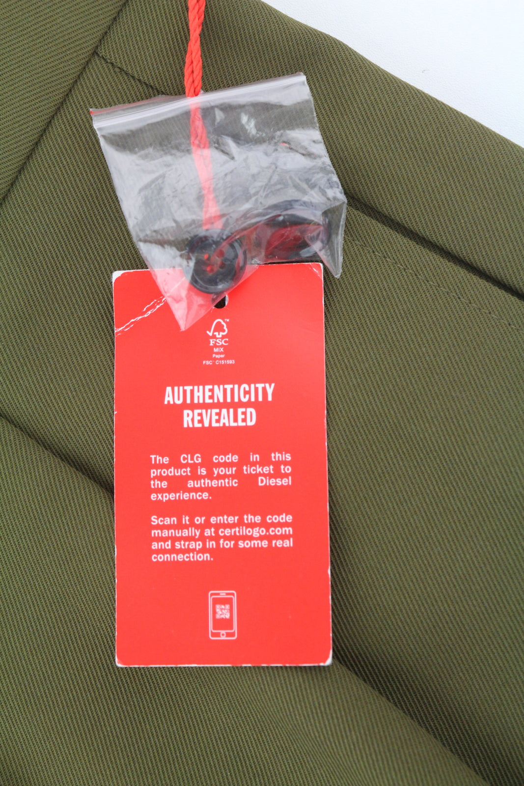 DIESEL P-Rhee-Nw Men Trousers W32 Green Wool Blend Pleated Zip Cargo RRP€283