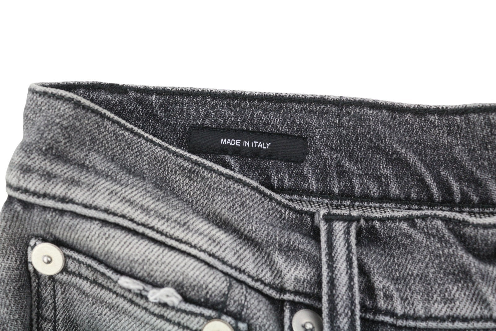 R13 Jesse Women Jeans 27 Vintage Grey Super Wide Leg Drop Crotch Washed RRP€725