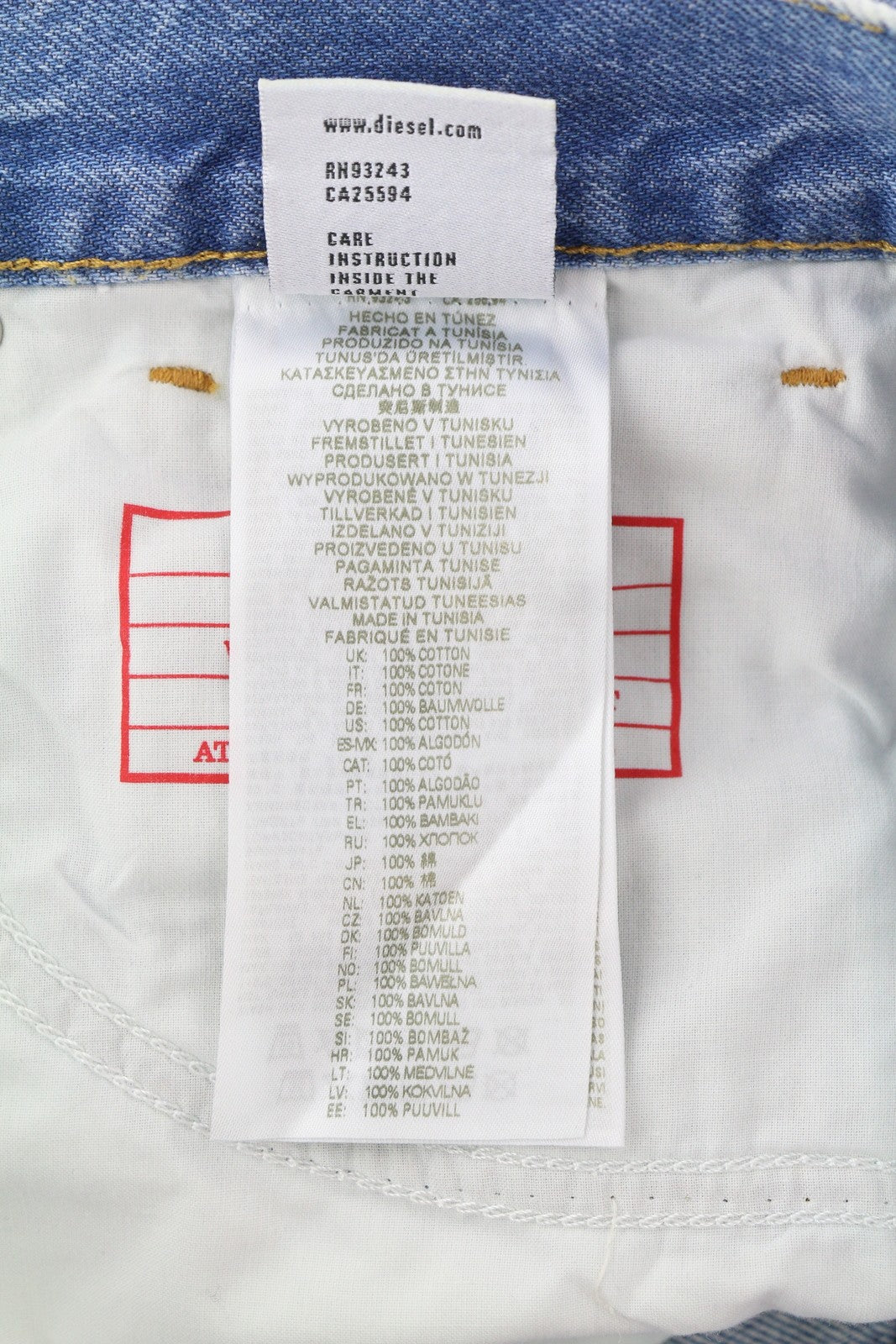 DIESEL 1995 D-Sark 09I29 Men Jeans W32/L32 Blue Slim Straight Fi Washed RRP$246