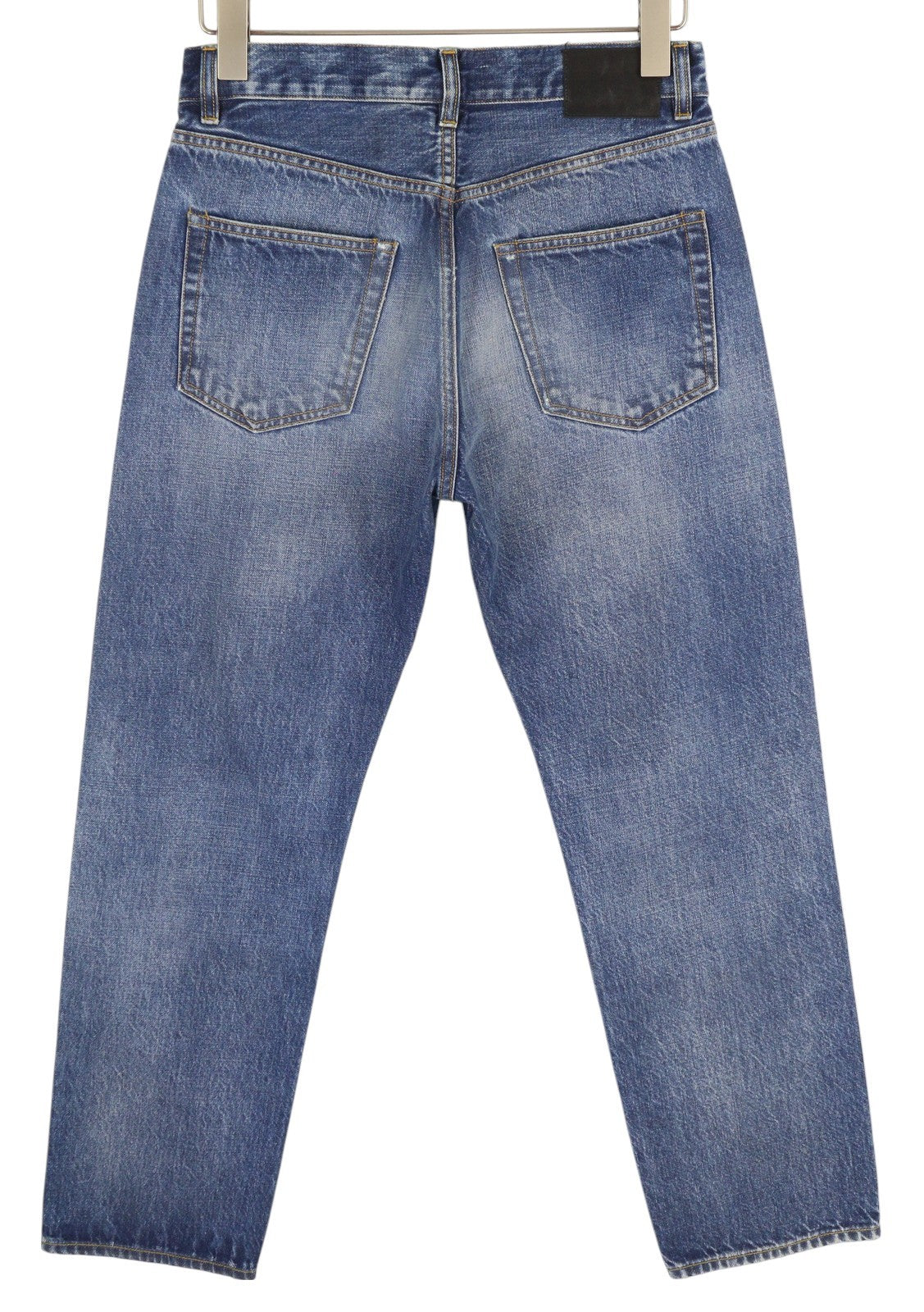 R13 Boyfriend Women Jeans 25 Prove Lavaggio Regular Washed Faded Denim Blue