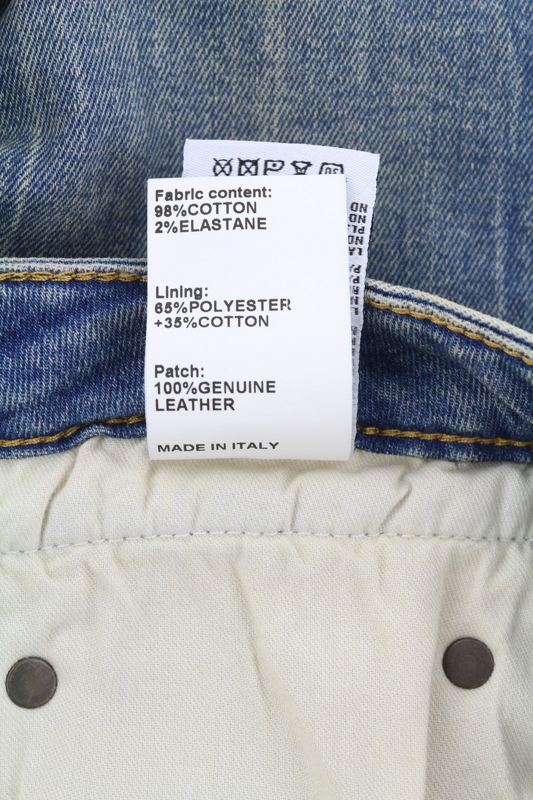 R13 Boy Straight Women Jeans 31 Kelly Stretch Ankle Washed Faded Blue RRP€645