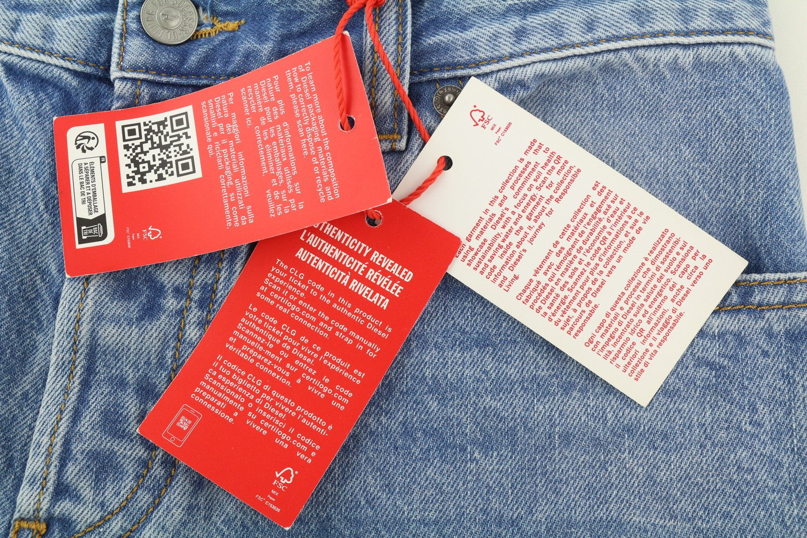 DIESEL 1995 D-Sark 09I29 Men Jeans W29/L30 Blue Slim Straight Mid Waist RRP$246