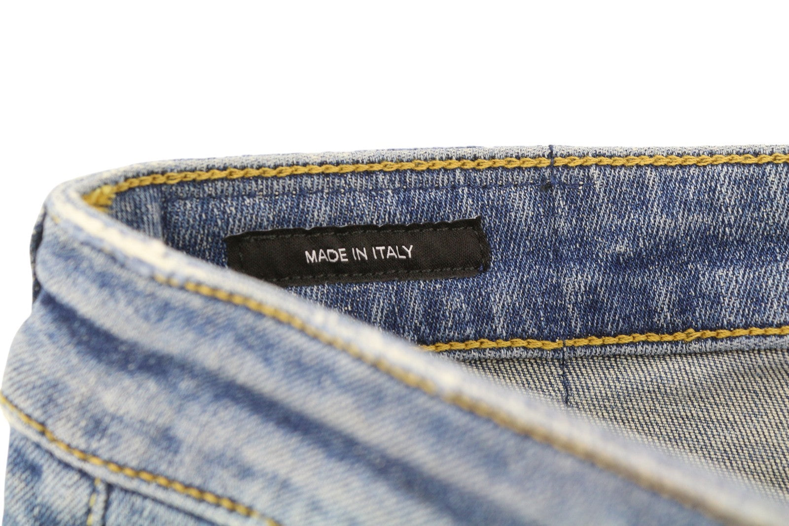 R13 Boy Straight Rips Women Jeans 27 Carlton Ripped Distress Washed Ankle Blue