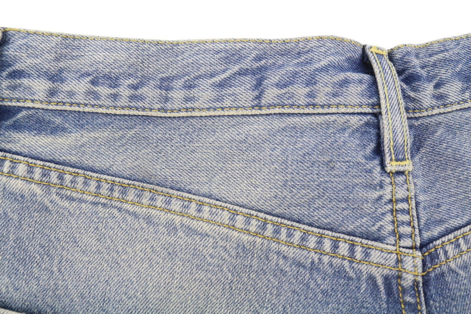 R13 D'Arcy Loose Men Jeans W29 Veiled Blue Washed Faded Blue Denim Logo RRP€660