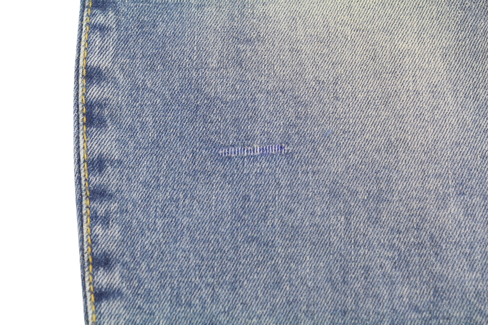 R13 Boy Skinny Women Jeans 28 Jasper Stretch Washed Faded Denim Blue Zip Fly