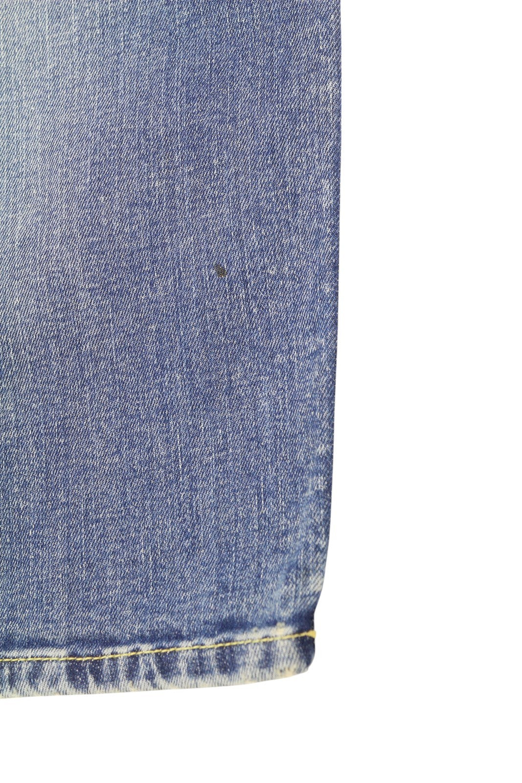 R13 Boy Straight Rips Women Jeans 27 Carlton Ripped Distress Washed Ankle Blue