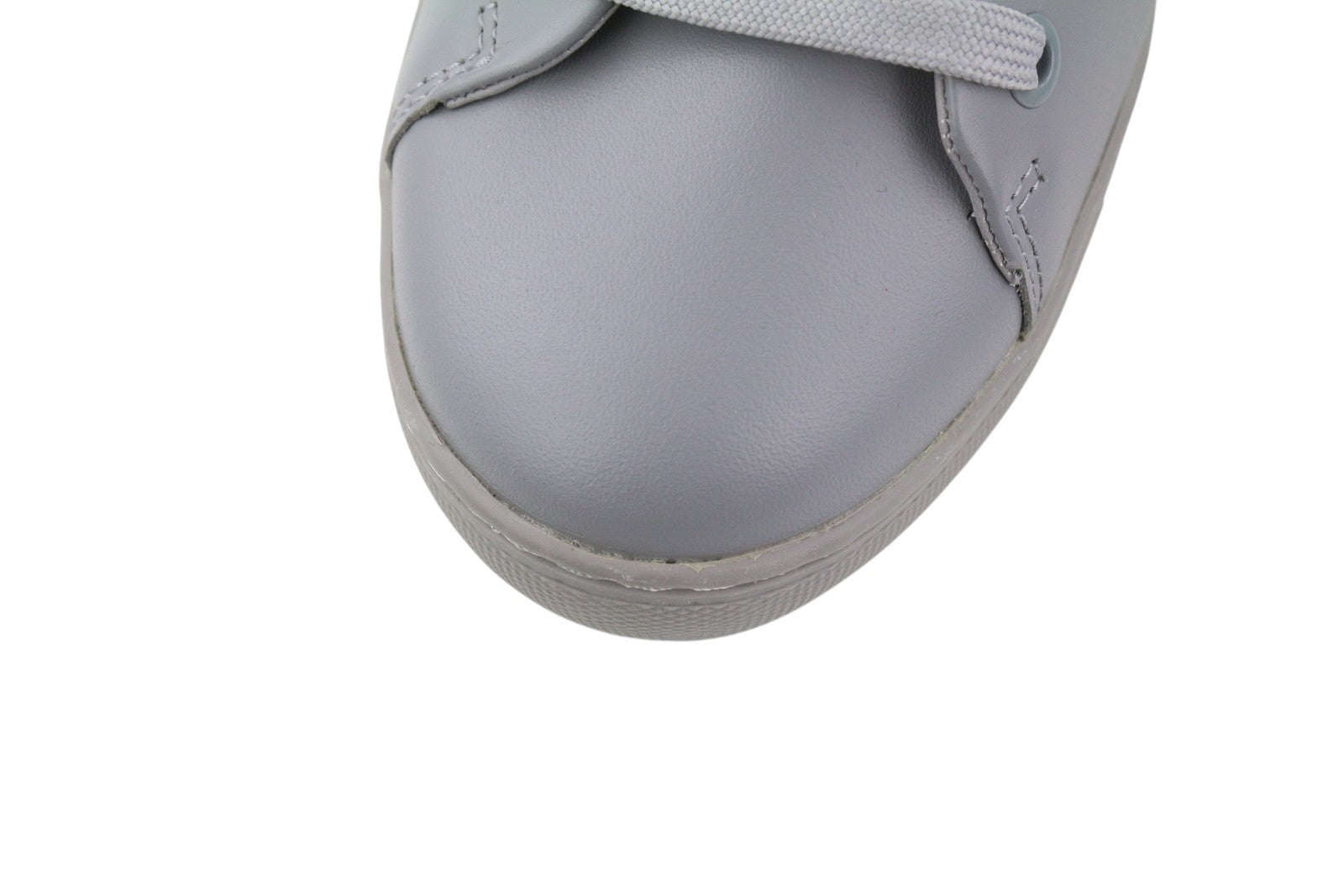 EMPORIO ARMANI X3X096 Women Sneakers EU37 Grey Leather Round Toe Low Top RRP€169