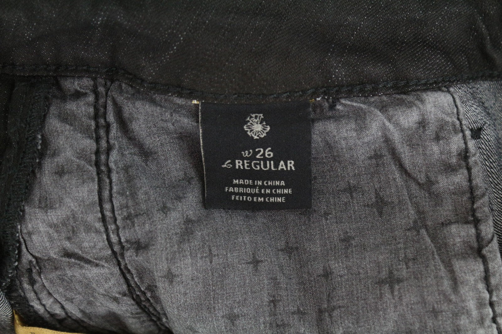 MAISON SCOTCH Women's Jeans W26 Skinny Black Stretch Cotton Laced Side Detail