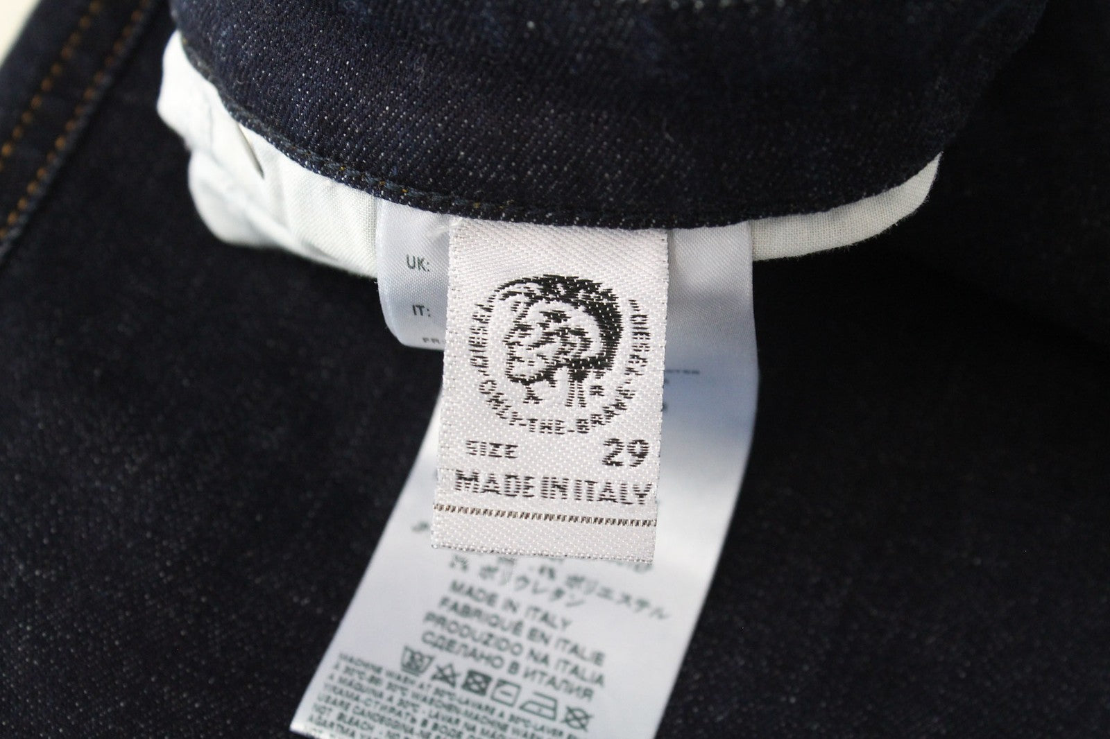 DIESEL Babhila 069CF Women's Jeans W29/L34 Slim Skinny Stretch Blue Button Fit