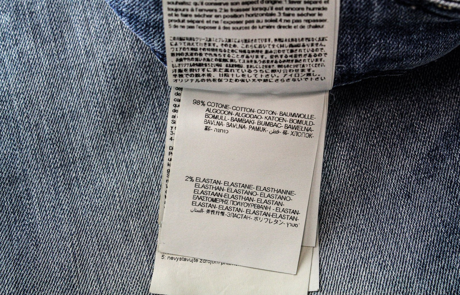 REPLAY Anbass Men's Jeans W30/L32 Light Blue Slim Fit Super Stretch Zip Detail