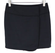 MAISON SCOTCH Club Nomade Women's Skirt ~W31 Black Wrap Short Casual Cotton Mix