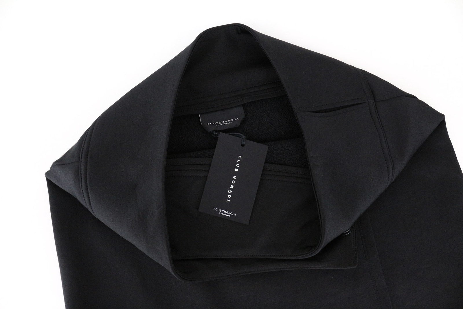 MAISON SCOTCH Club Nomade Women's Skirt ~W31 Black Wrap Short Casual Cotton Mix