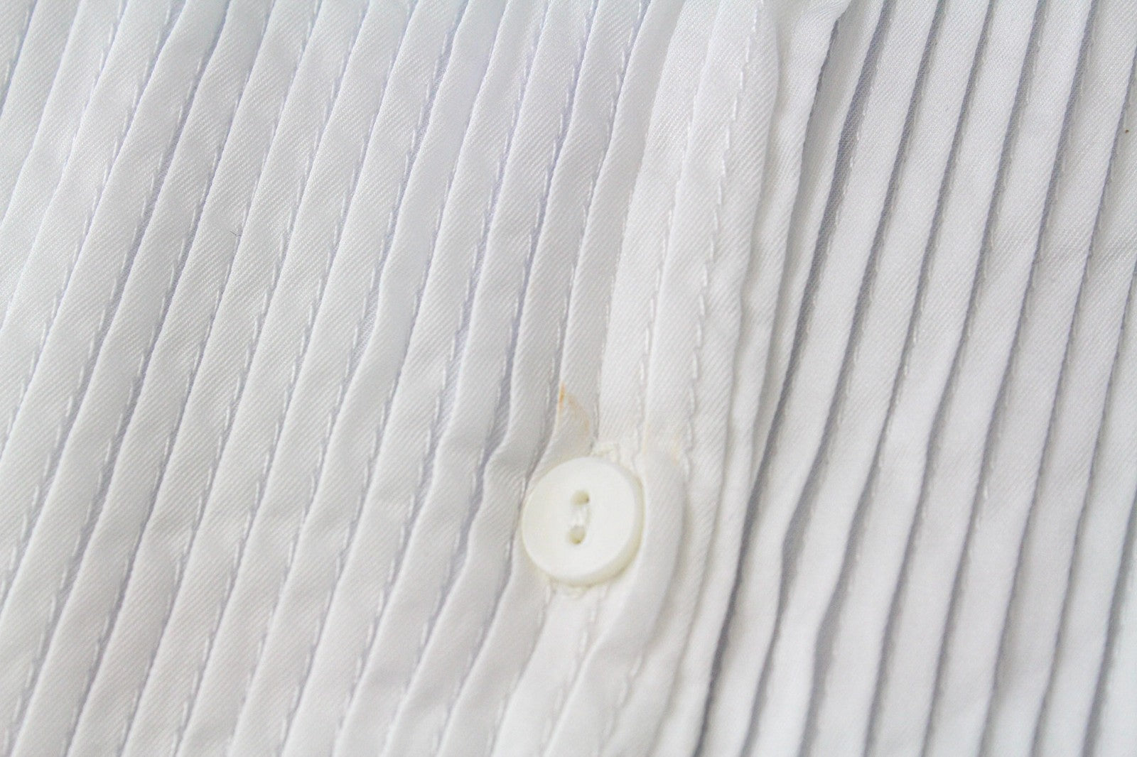 SUISTUDIO Ame Women's Shirt UK10 Light Blue Slim Pleated Bib Tunic Henley Style