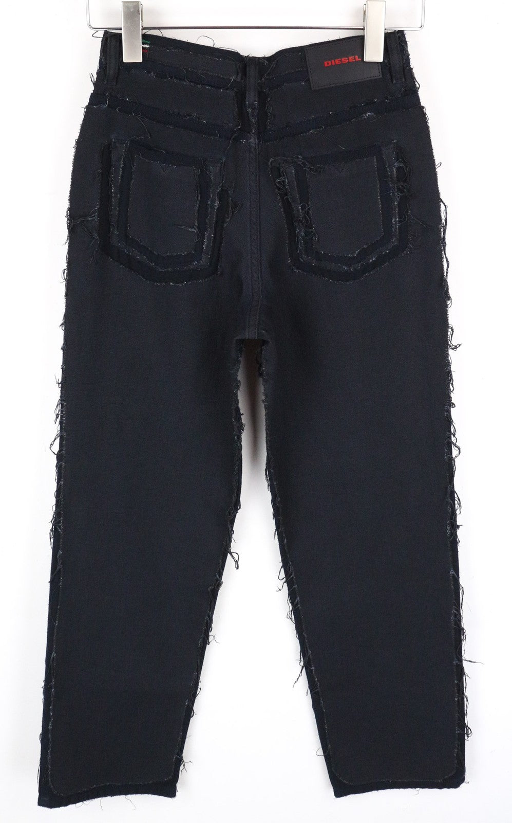 DIESEL Niclah 084NI Women's Jeans W23/L32 Girls Straight Navy Cotton Blend